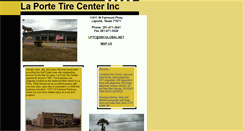 Desktop Screenshot of laportetire.com